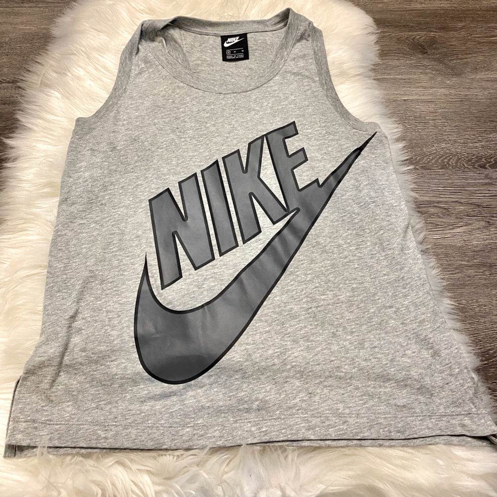 Nike Tank Top - Gray Size Medium